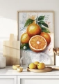 Plakat do kuchni Oranges