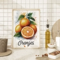 Plakat na kuchennym blacie Oranges II