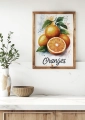 Plakat Oranges do kuchni