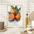 Plakat na kuchennym blacie Oranges III