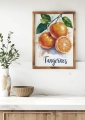Plakat do kuchni Tangerines