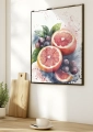 Plakat w ramie Grapefruits