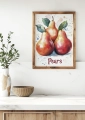 Plakat do kuchni Pears
