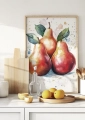 Plakat owocowy Pears