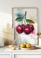 Plakat owocowy Cherries II