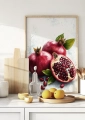 Plakat owocowy Pomegranates