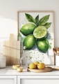 Plakat owocowy Limes II