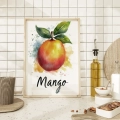 Plakat na kuchennym blacie Mango