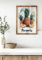 Plakat do kuchni Pineapples II
