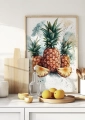 Plakat owocowy Pineapples II