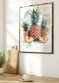 Plakat w ramie Pineapples II