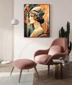 Plakat Duma art deco w pracowni