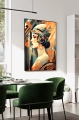 Plakat Duma art deco w ramie