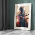 Plakat w salonie Ostrze samuraja