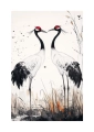 Plakat Dwa żurawie I passe-partout