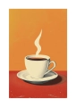 Plakat Aromat kawy I passe-partout