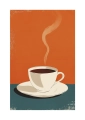 Plakat Aromat kawy II passe-partout