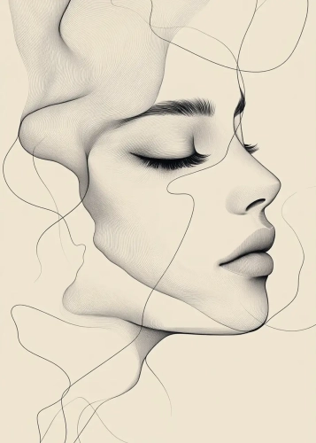 Plakat Ulotne myśli I