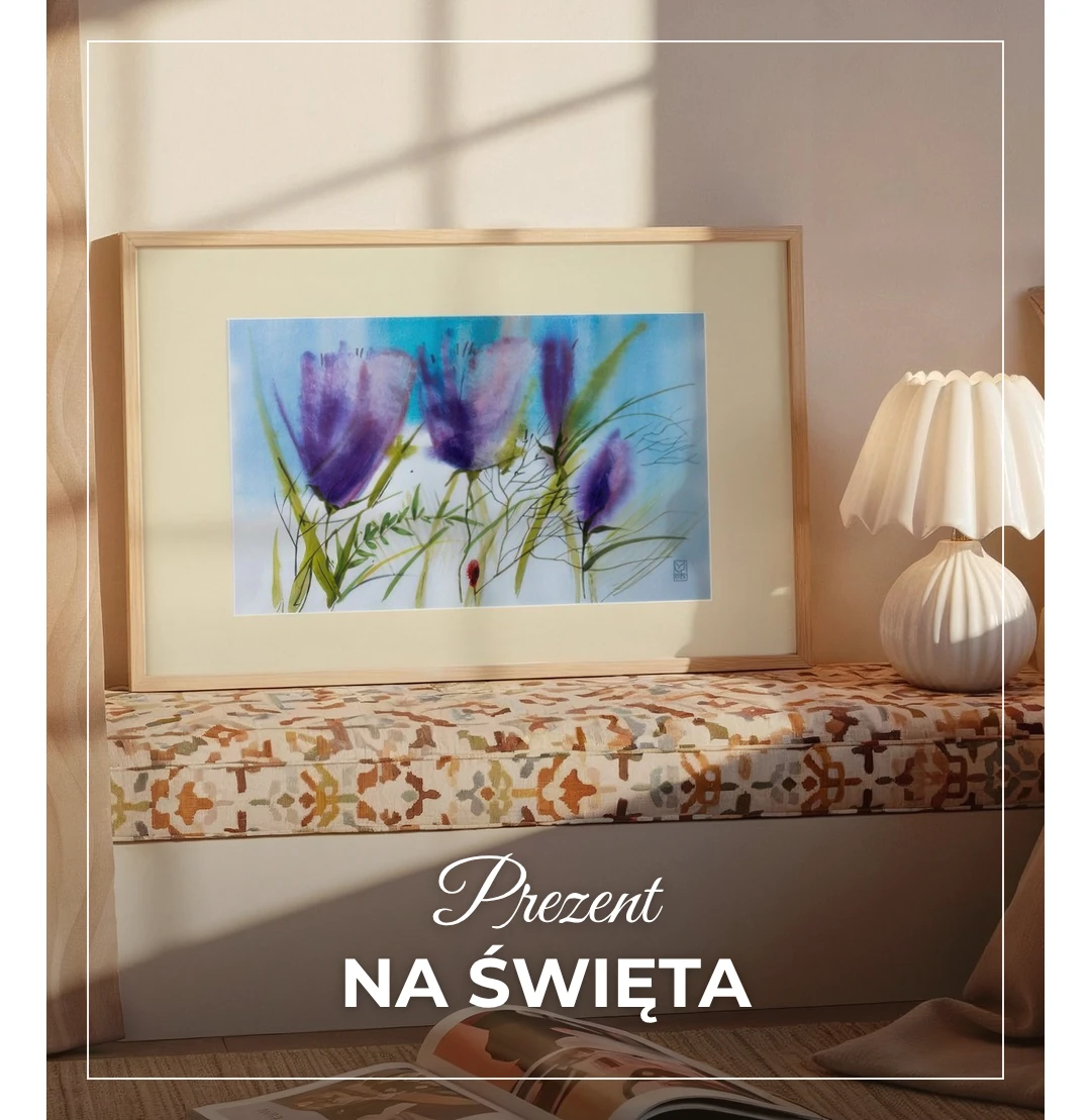 Prezent na święta – obrazy w ramie